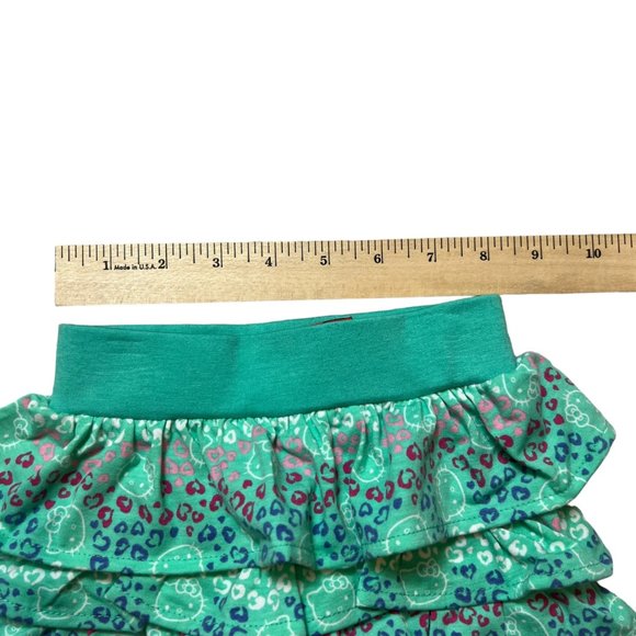 Hello Kitty Skort Baby Girl 6-9 Month Tiered Ruffle Skirt Shorts Pull On Sanrio - Picture 9 of 10